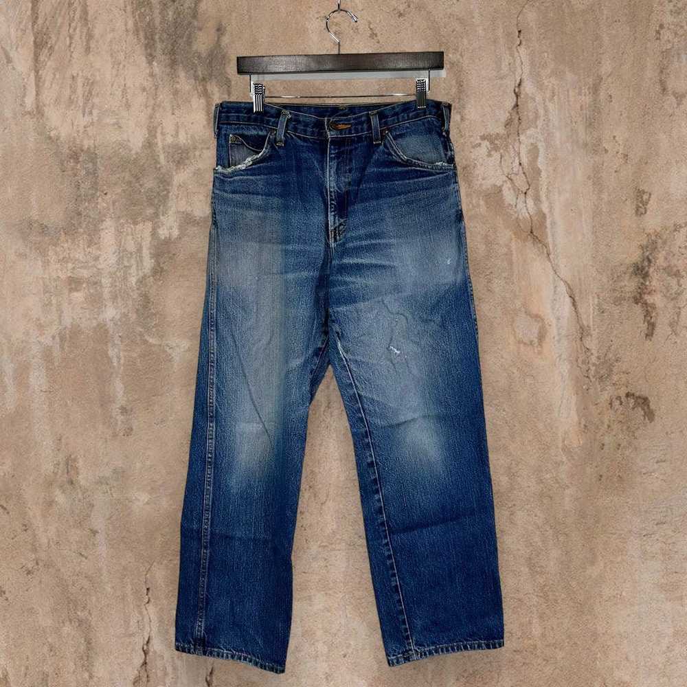 Vintage Dickies Jeans Medium Wash Work Wear Denim… - image 3