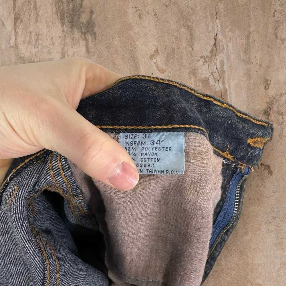 Vintage Texas Tuff Jeans Dark Wash Denim Relaxed … - image 6