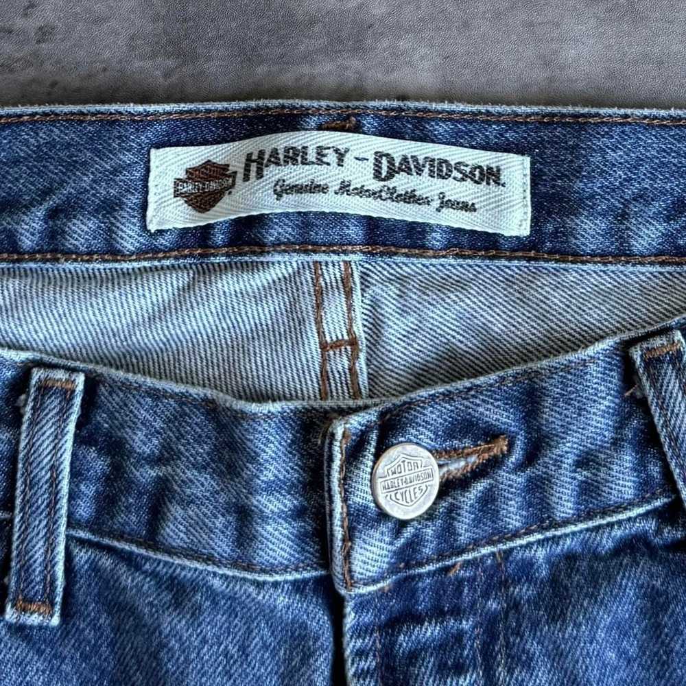 Vintage Y2K Harley Davidson Baggy Skater Streetwe… - image 4
