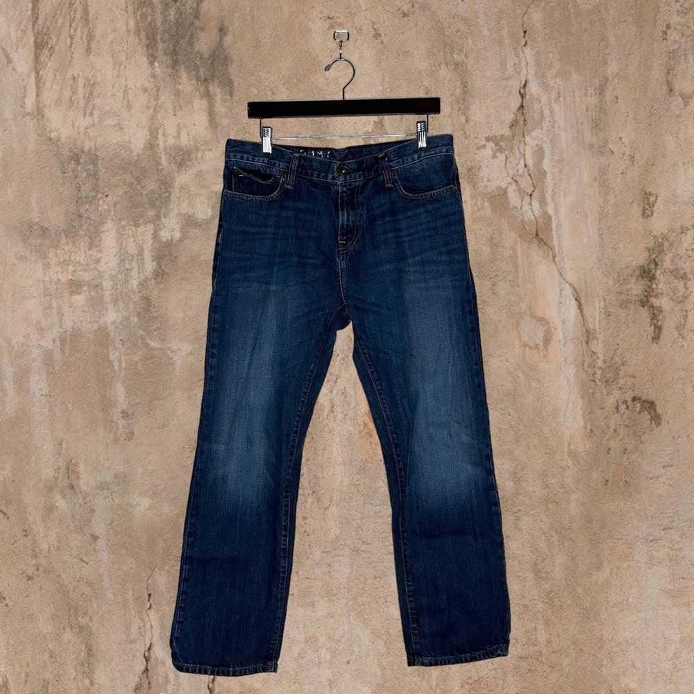 Vintage Tommy Hilfiger Jeans Dark Wash Denim Stra… - image 3