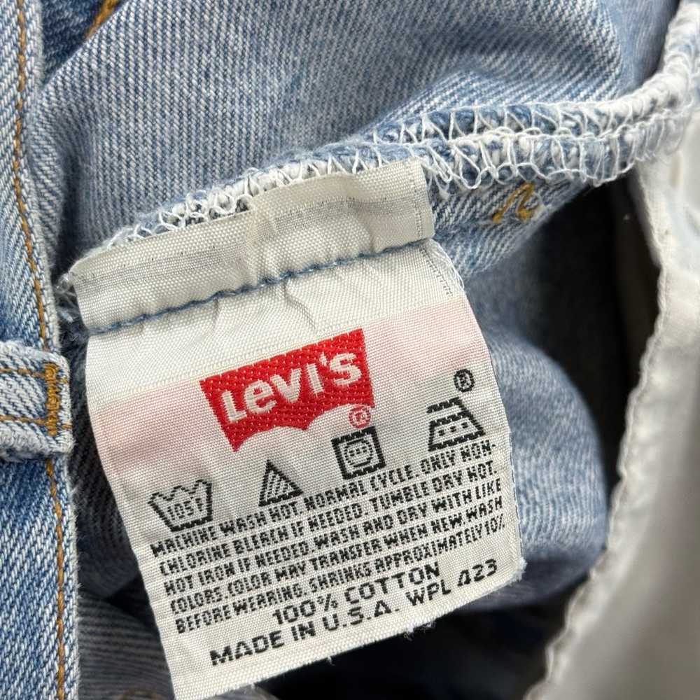 Vintage 1990s Levi’s Made in USA denim jeans men … - image 10