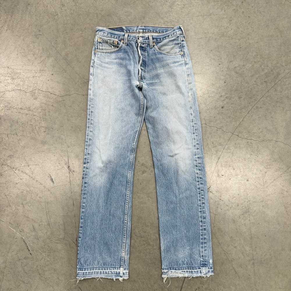 Vintage 1990s Levi’s Made in USA denim jeans men … - image 1