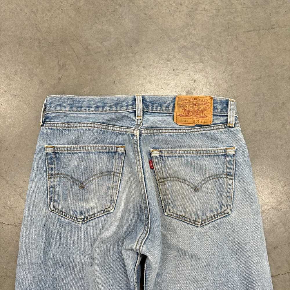 Vintage 1990s Levi’s Made in USA denim jeans men … - image 4