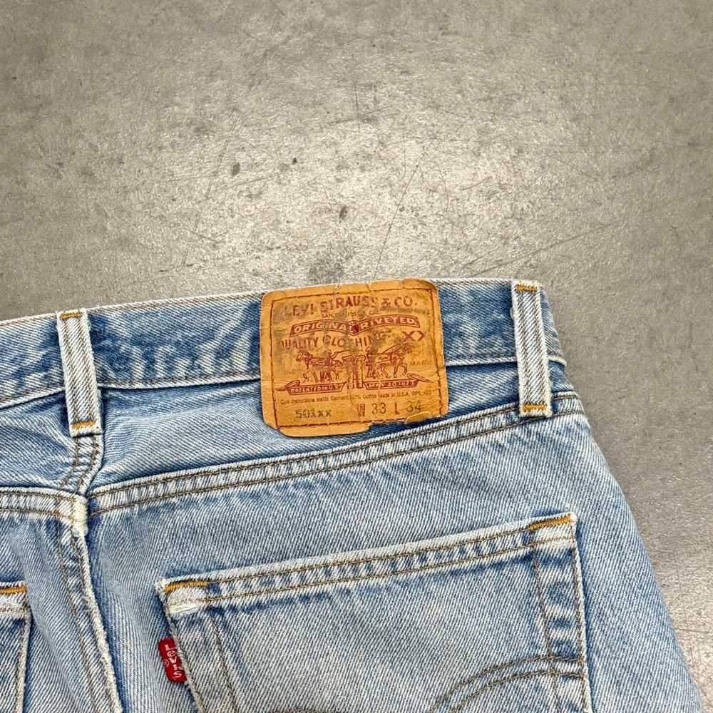 Vintage 1990s Levi’s Made in USA denim jeans men … - image 7