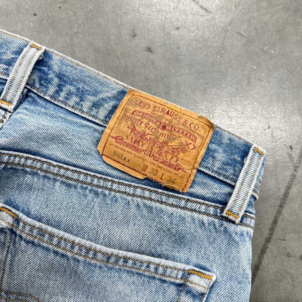 Vintage 1990s Levi’s Made in USA denim jeans men … - image 8