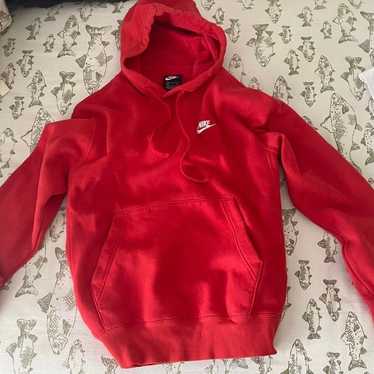 Red Nike hoodie Sportswear Club Fleece Hoodie Red… - image 1