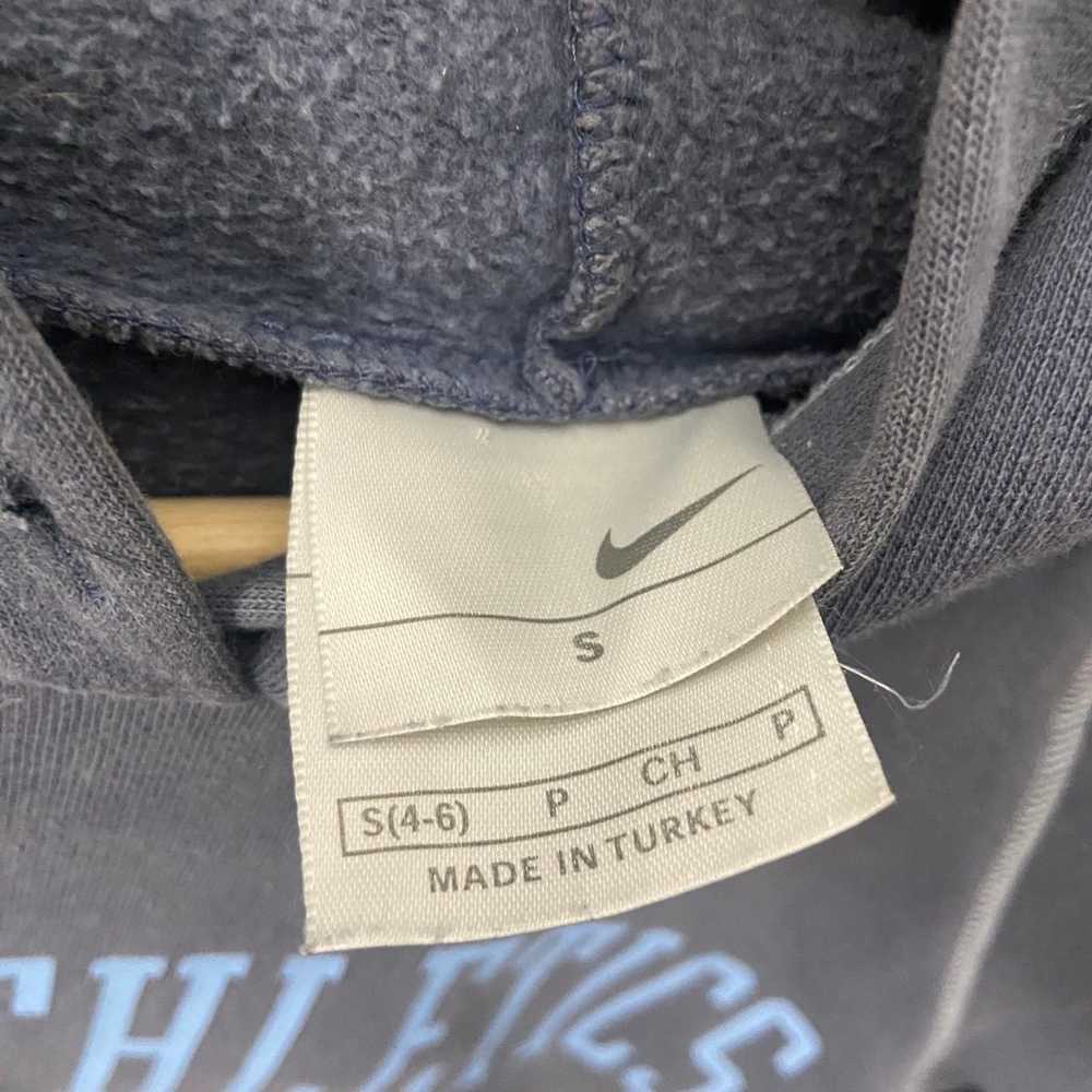 VINTAGE Y2K Nike Fleece Pullover Hoodie Spellout … - image 3