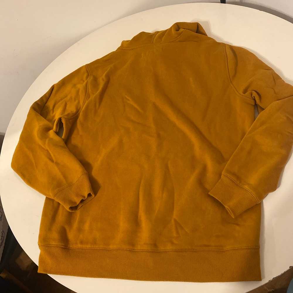 Vintage Levi’s mustard yellow hoodie sweatshirt m… - image 5