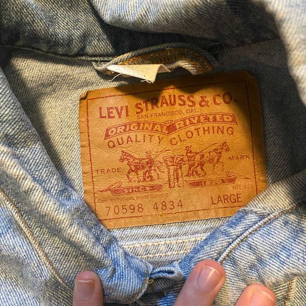 vintage Levi's jacket - image 4