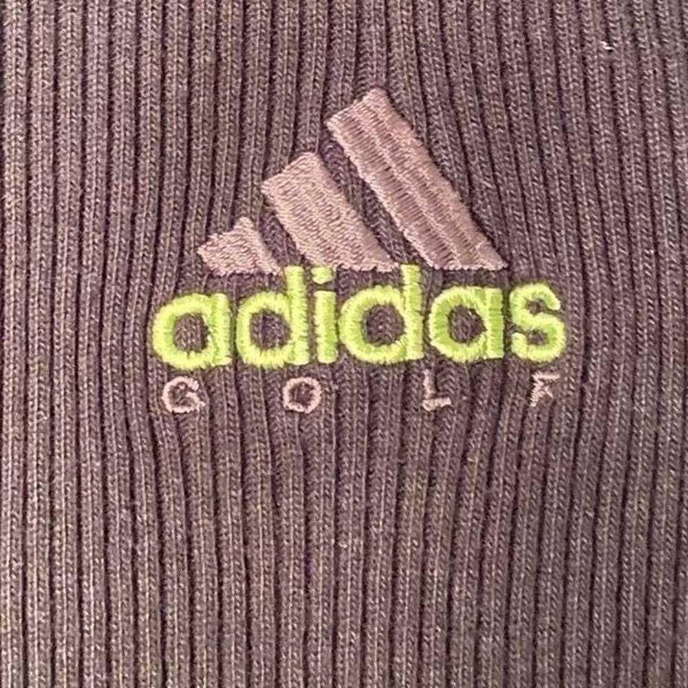Vintage Adidas Golf Men's Retro Black Knit Sleeve… - image 2