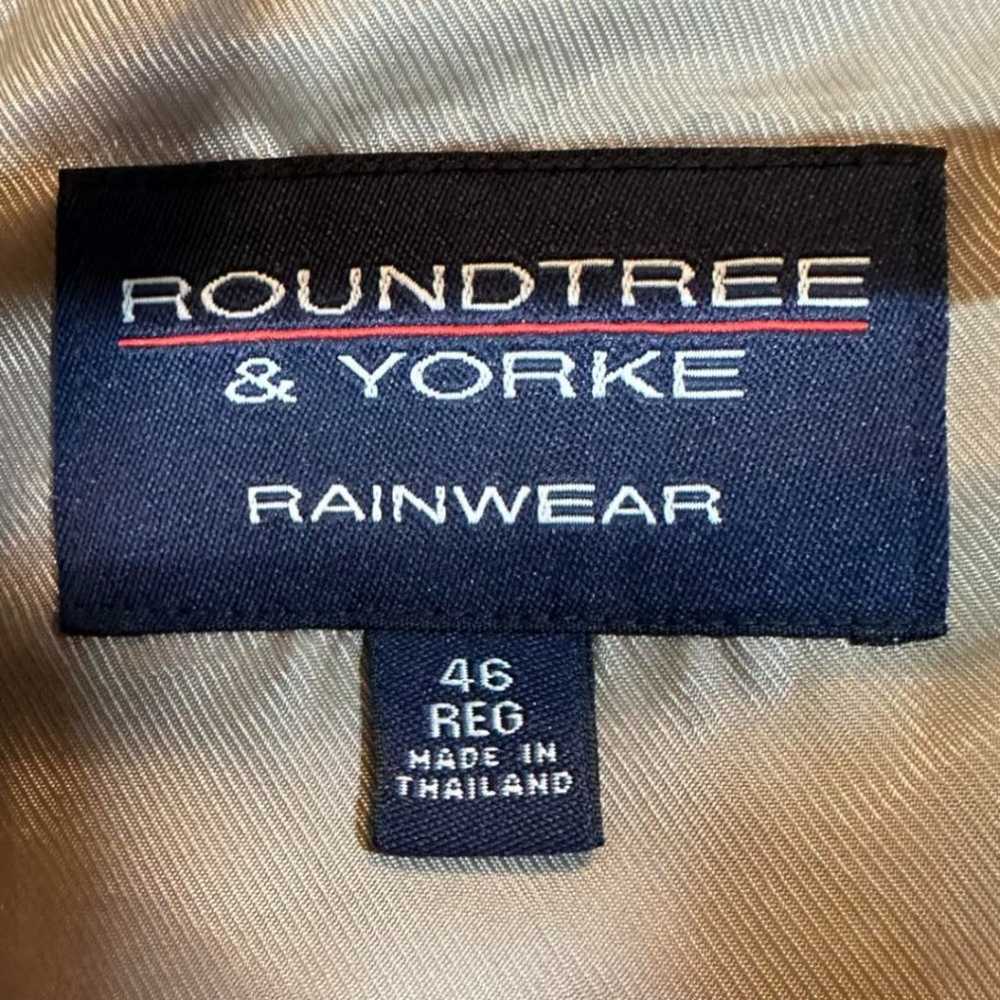 Roundtree & York Rainwear Men's Trench Coat Khaki… - image 3