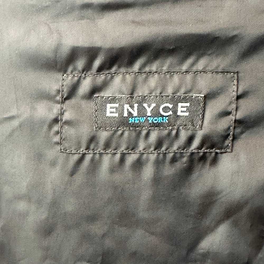Vintage Enyce Jacket Mens XL Black White Blue Str… - image 6
