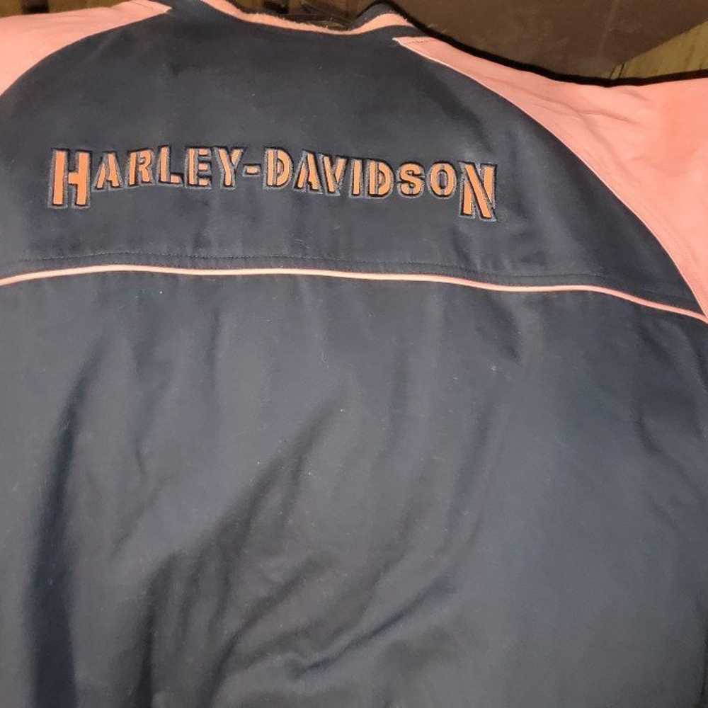 vintage Harley-Davidson bomber jacket mens xl - image 4