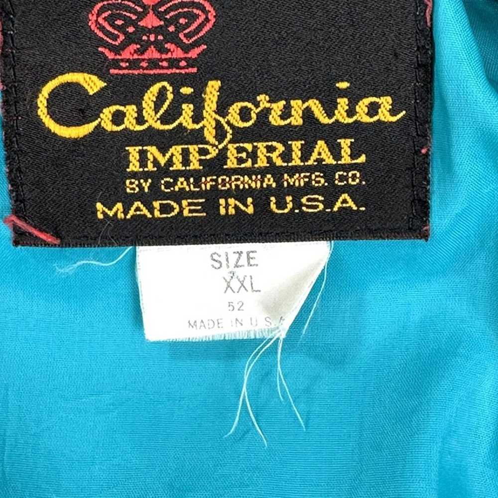 Vintage California Imperial Mens Jacket Full Zip … - image 11