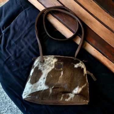STS Ranch Wear Cowhide Leather Crossbody Bag Purs… - image 1