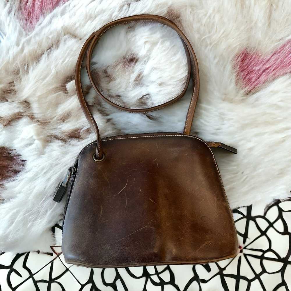STS Ranch Wear Cowhide Leather Crossbody Bag Purs… - image 2
