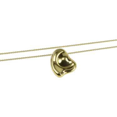 18K Tiffany & Co Elsa Peretti Heart Chain Necklac… - image 1
