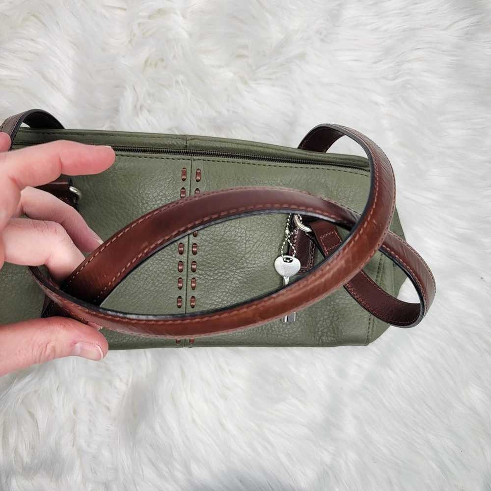 Fossil Green Lane Leather Purse/Satchel - image 4