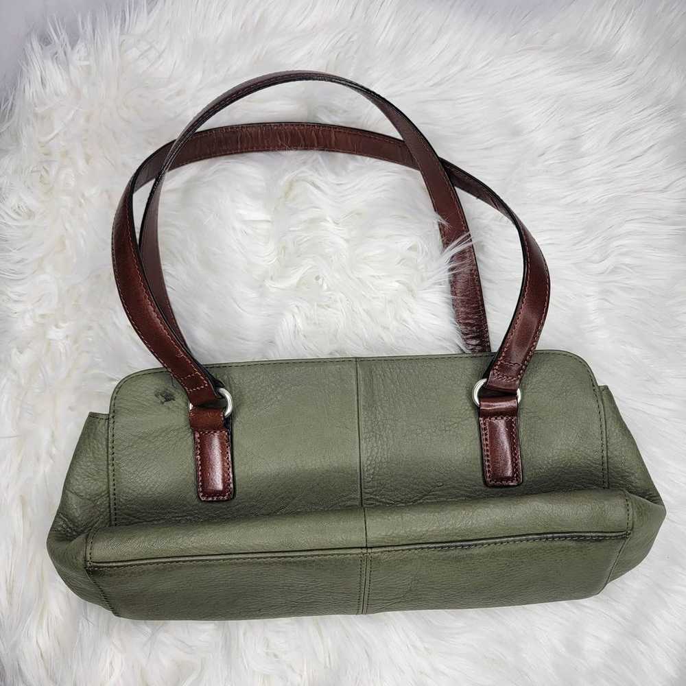 Fossil Green Lane Leather Purse/Satchel - image 5