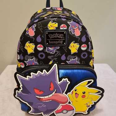 Loungefly Pokémon Pikachu & Gengar Mini Backpack - image 1