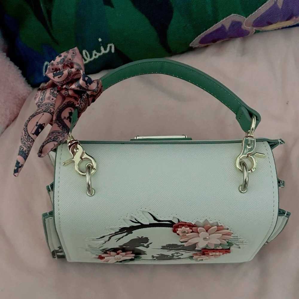 Loungefly alice in wonderland crossbody floral si… - image 5