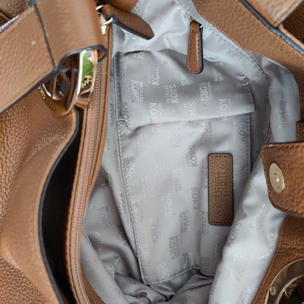 Michael Kors Carmel Fulton Pebbled Shoulder Bag - image 9