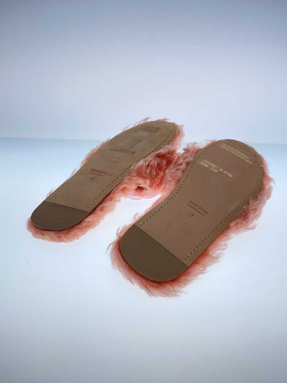 Miu Miu Fur Sandals/37/Pnk Shoes BO772 - image 4