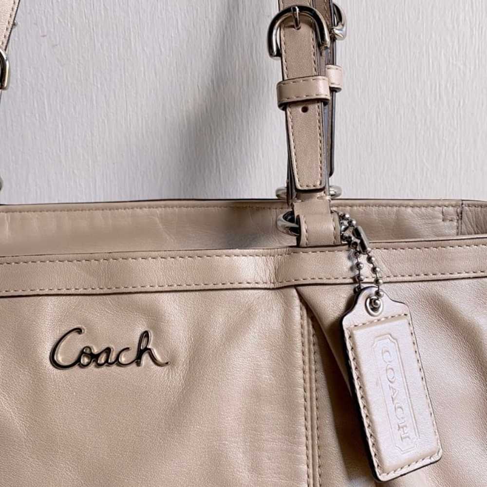 Coach Gallery Shimmer Tote Shoulder Bag - image 4
