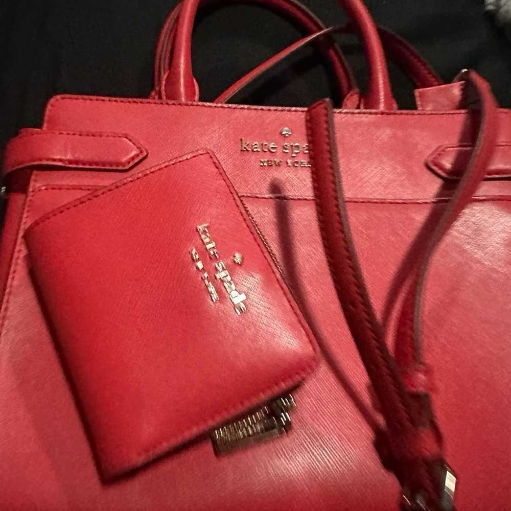 Kate Spade red purse set - image 1