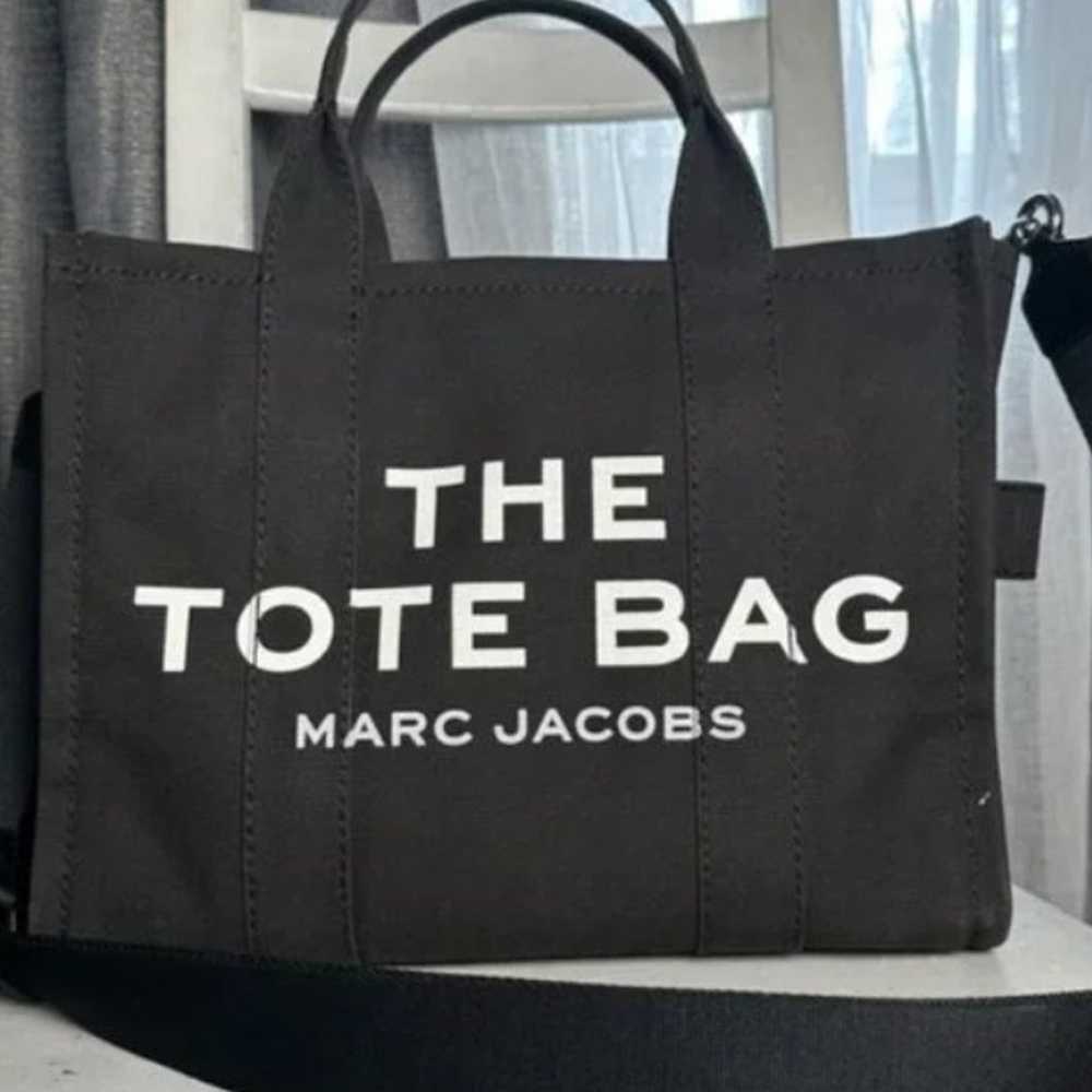 Marc Jacob  Jacquard Medium The Tote Bag （black） - image 1