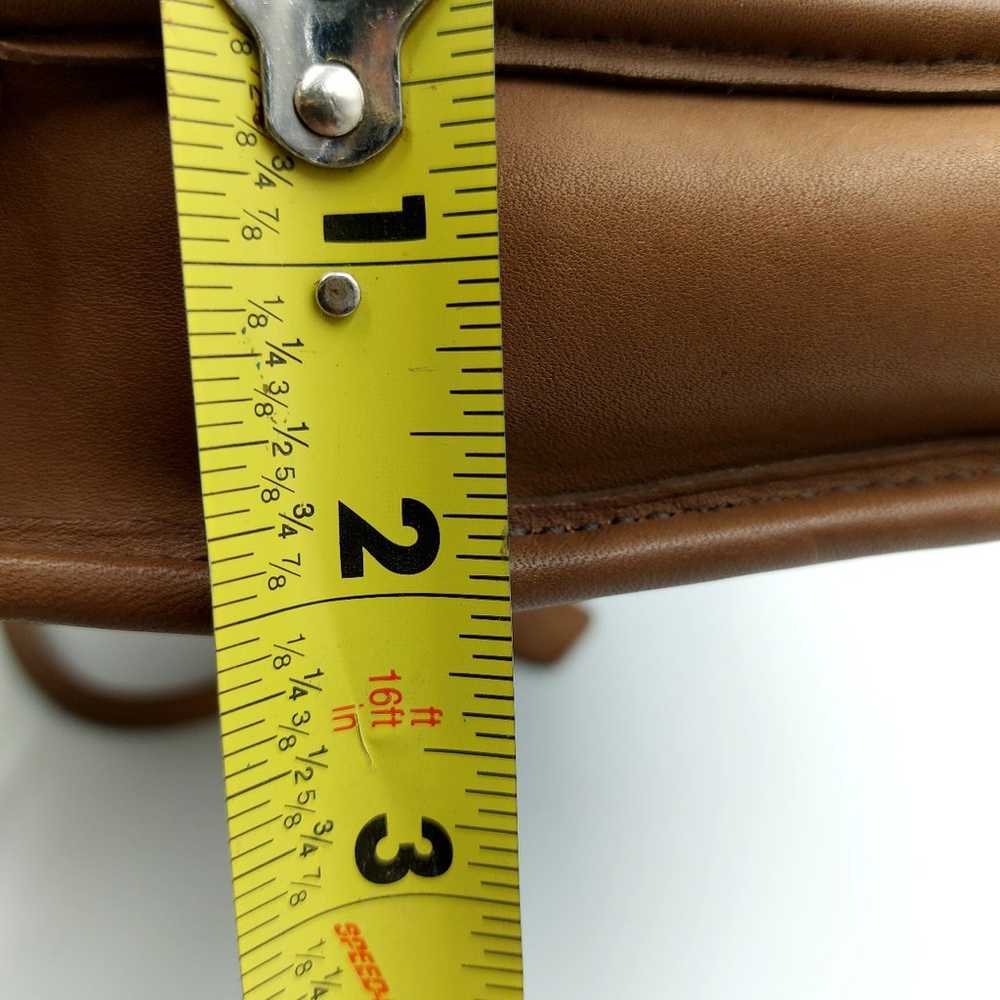 Vtg. 80s COACH Leather Shoulder Bag Crossbody Eng… - image 11