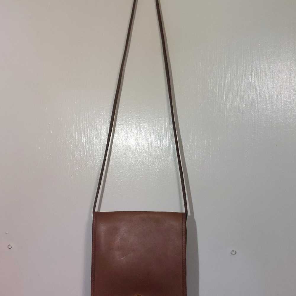 Vtg. 80s COACH Leather Shoulder Bag Crossbody Eng… - image 12