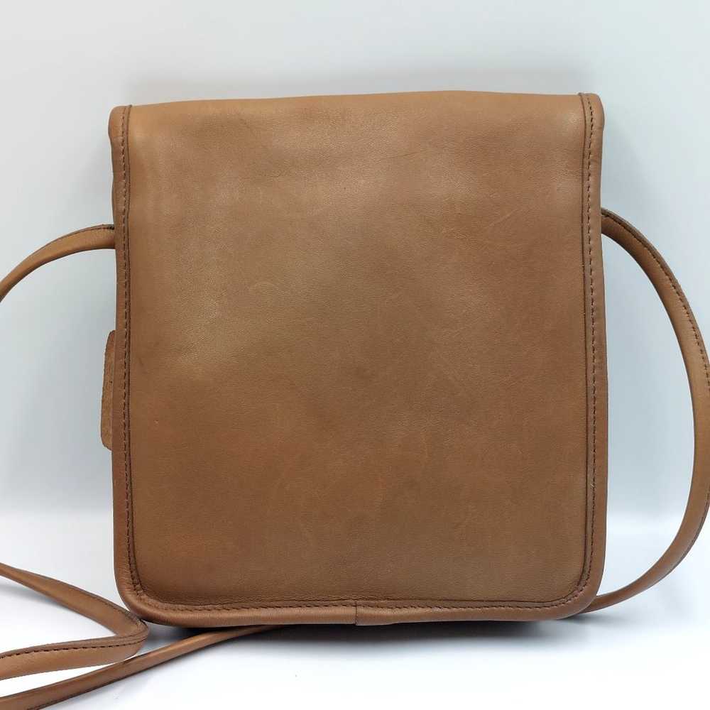 Vtg. 80s COACH Leather Shoulder Bag Crossbody Eng… - image 2