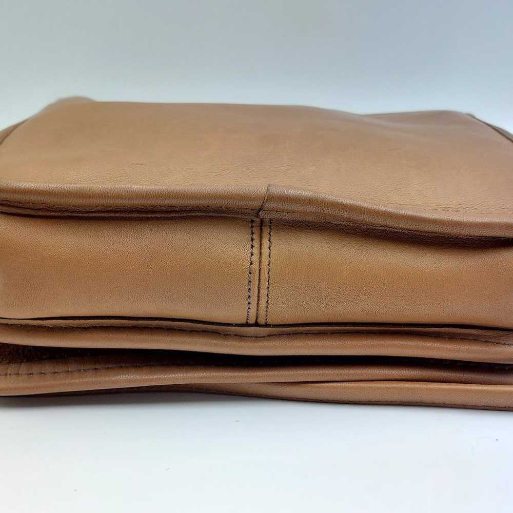 Vtg. 80s COACH Leather Shoulder Bag Crossbody Eng… - image 3