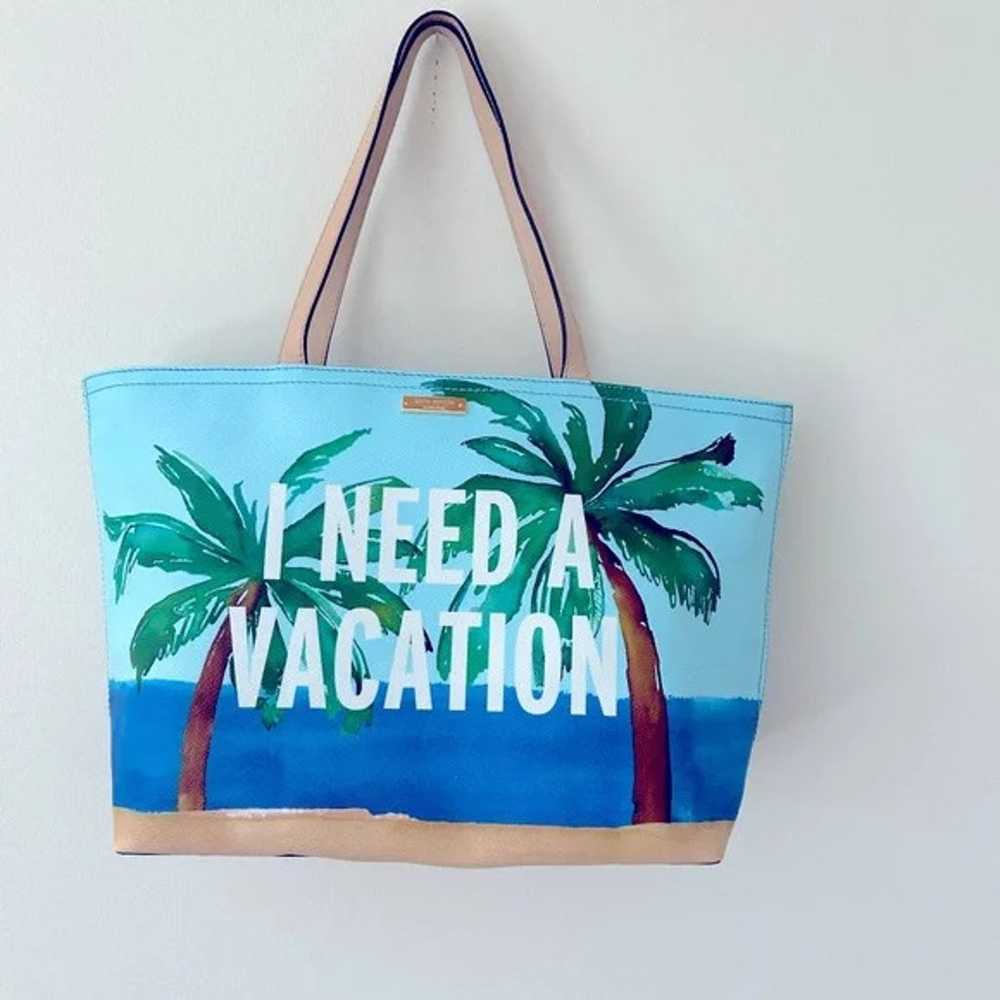 Kate Spade Francis I Need A Vacation Multicolor D… - image 1