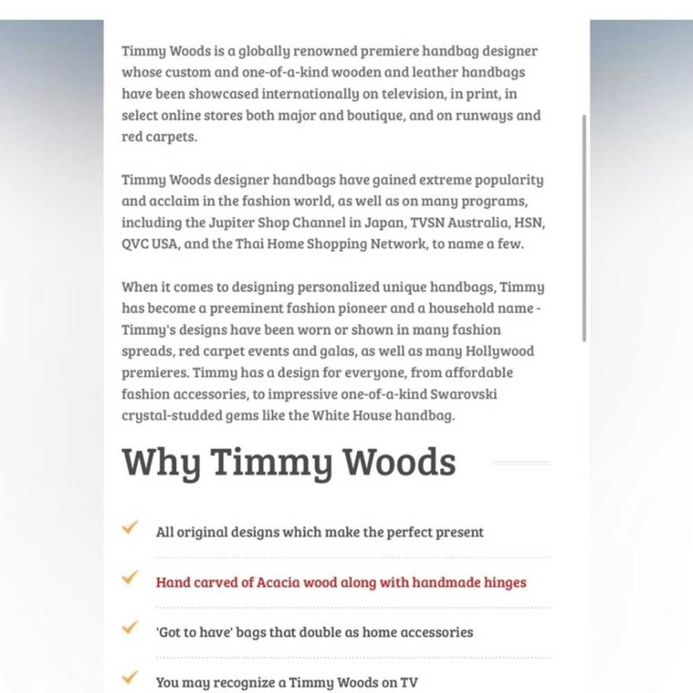 Timmy Woods ovoid crossbody purse - image 7