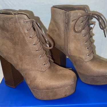 Shiekh Lace Up Booties Size 7 - image 1