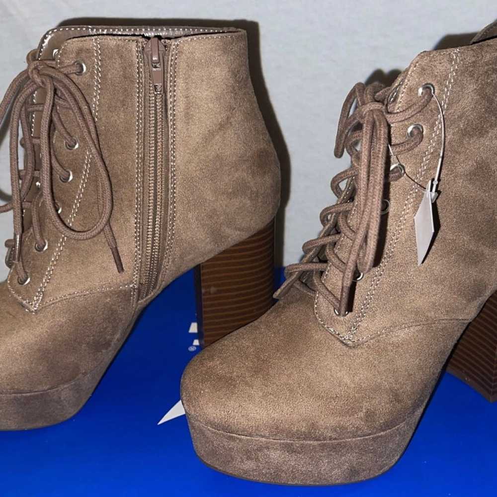 Shiekh Lace Up Booties Size 7 - image 2