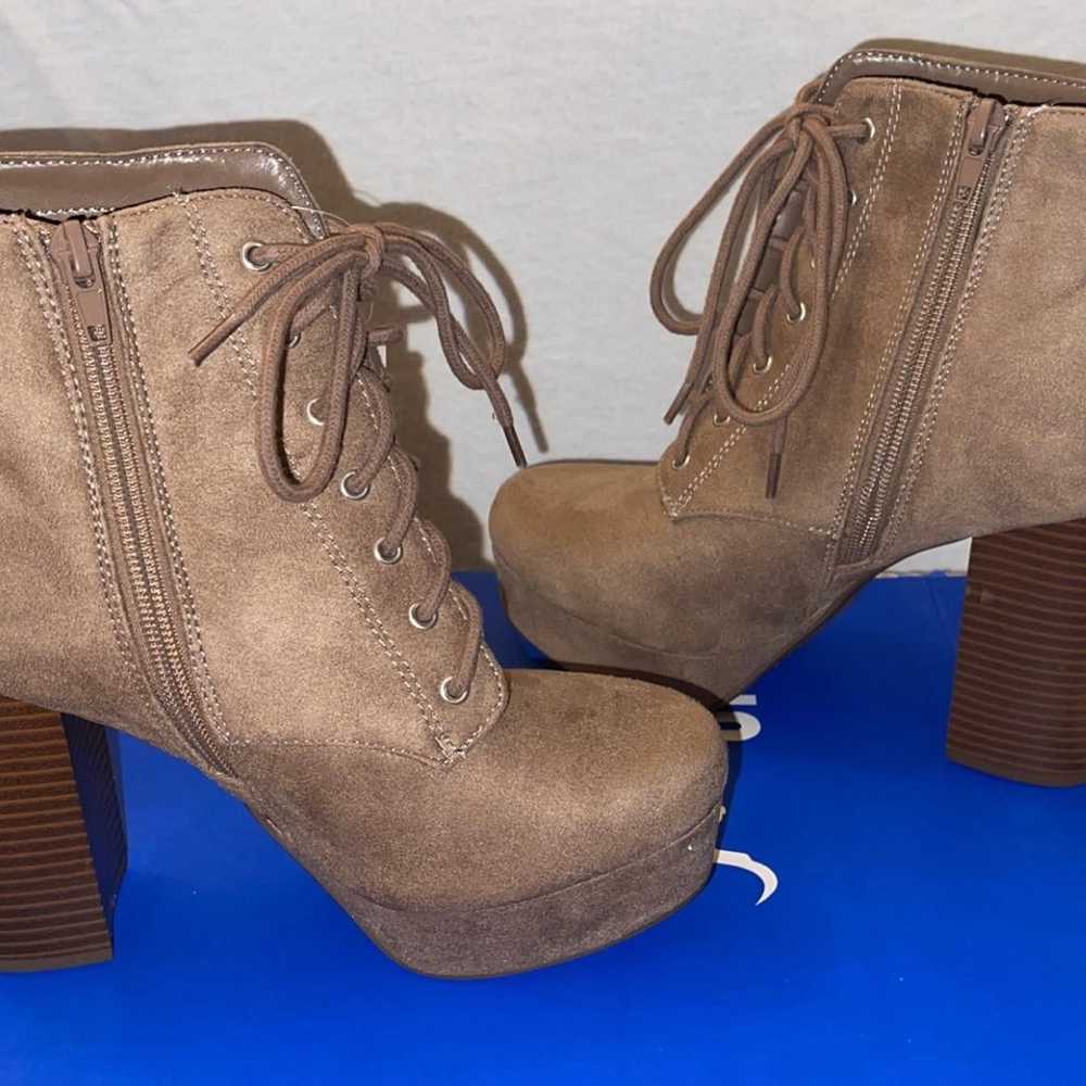 Shiekh Lace Up Booties Size 7 - image 5