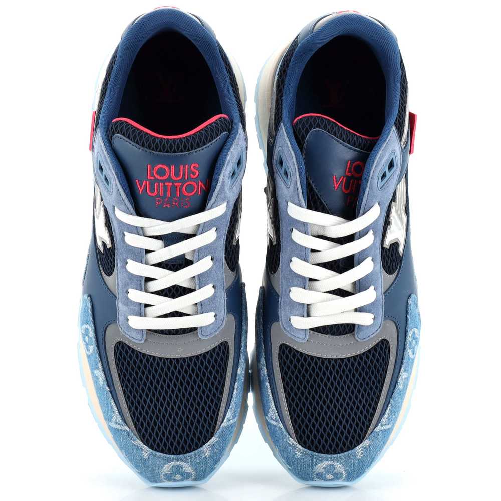 Louis Vuitton Men's Run Away Sneakers Mesh and Mo… - image 2