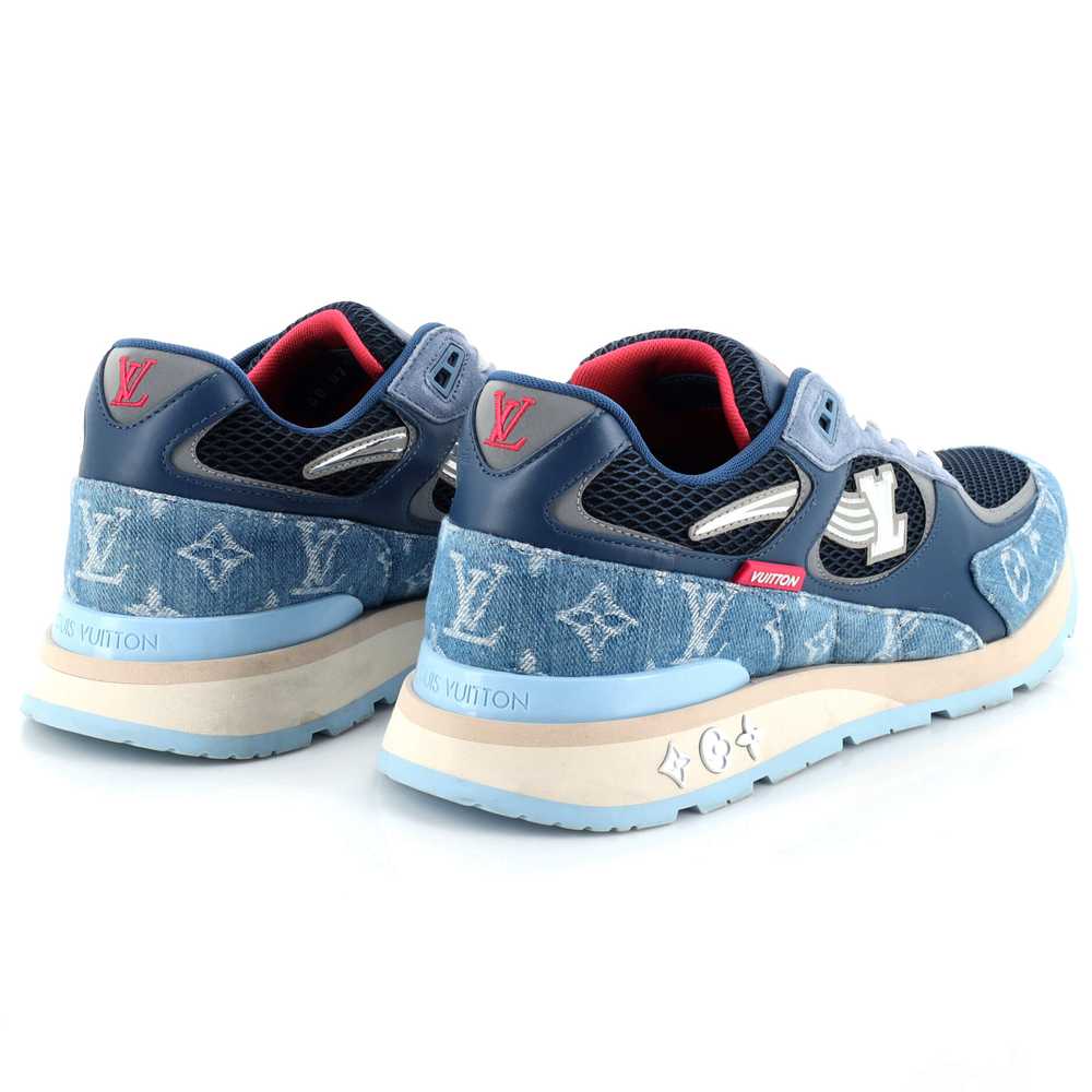 Louis Vuitton Men's Run Away Sneakers Mesh and Mo… - image 3