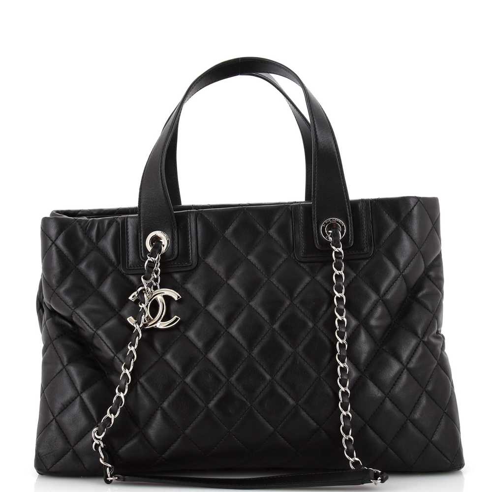 CHANEL Daily Shopping Tote Quilted Lambskin - image 1
