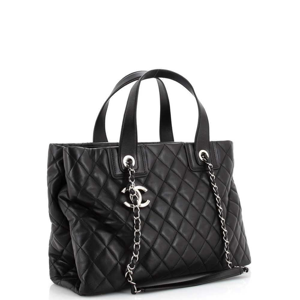 CHANEL Daily Shopping Tote Quilted Lambskin - image 3