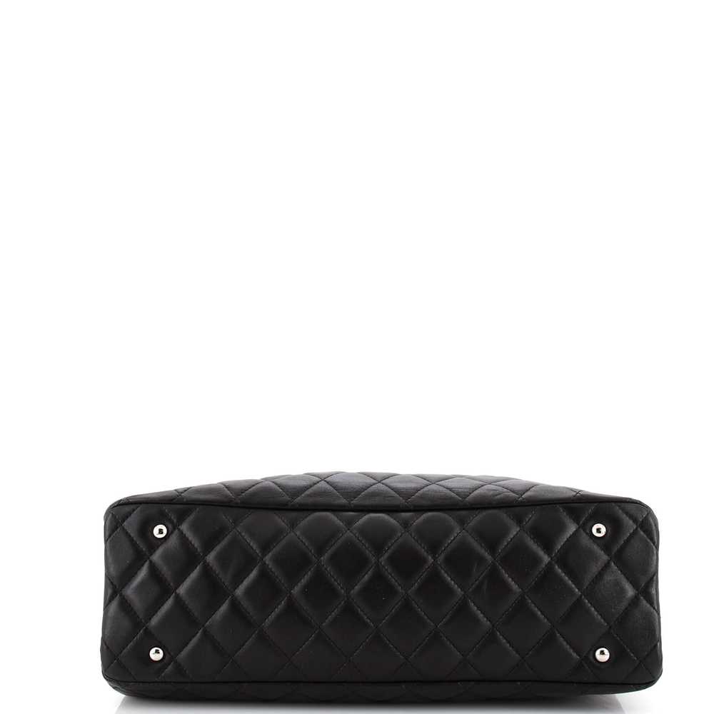 CHANEL Daily Shopping Tote Quilted Lambskin - image 5