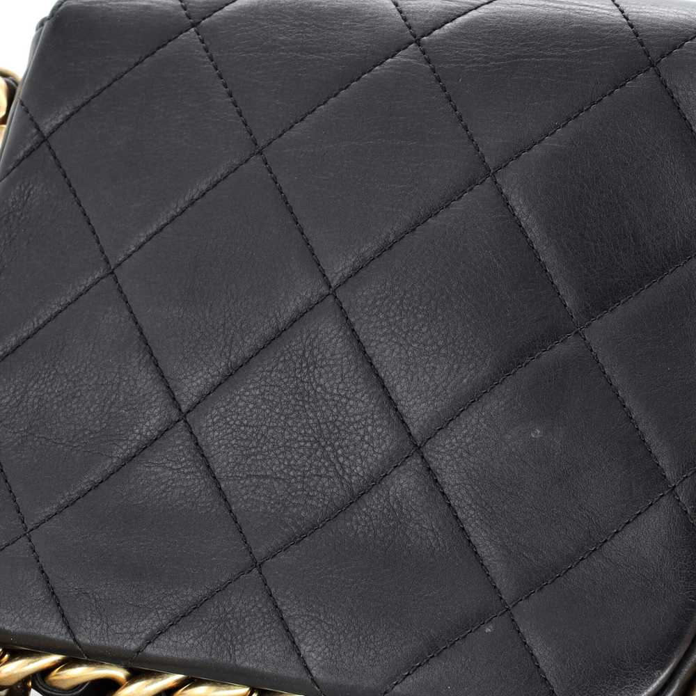 CHANEL Side Note Flap Bag Quilted Lambskin Mini - image 7