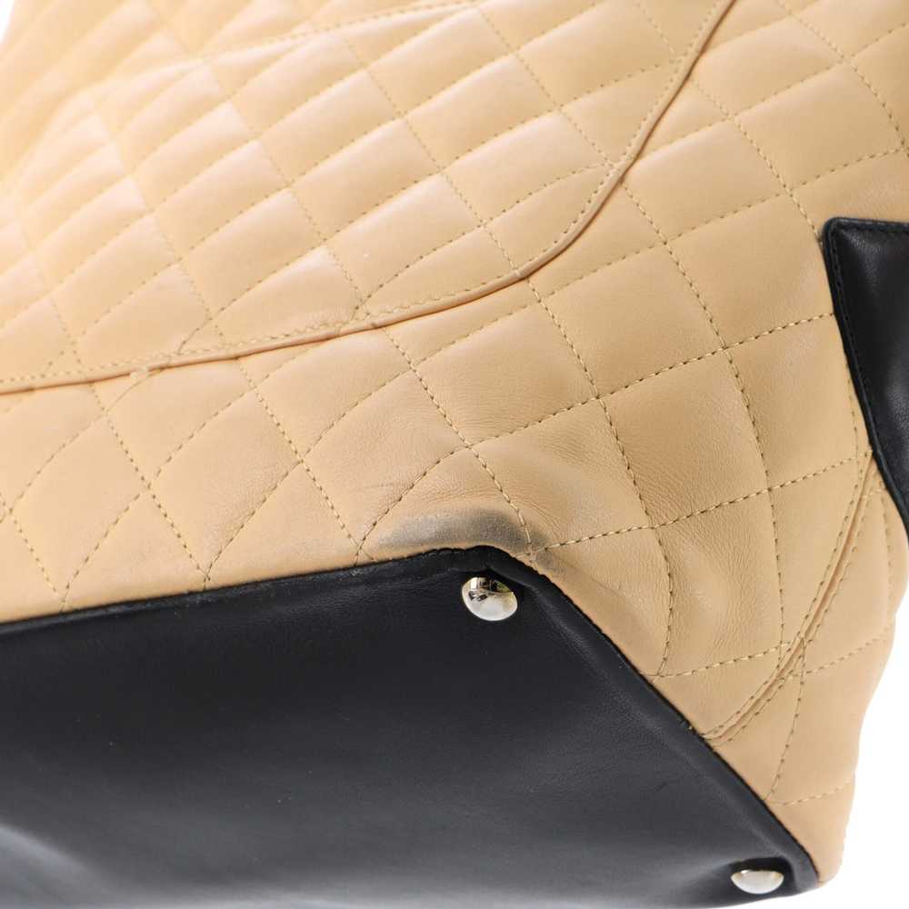 CHANEL Cambon Tote Quilted Leather Medium - image 9