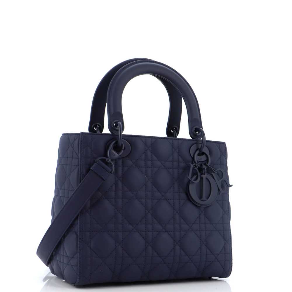 Christian Dior Ultra Matte Lady Dior Bag Cannage … - image 2