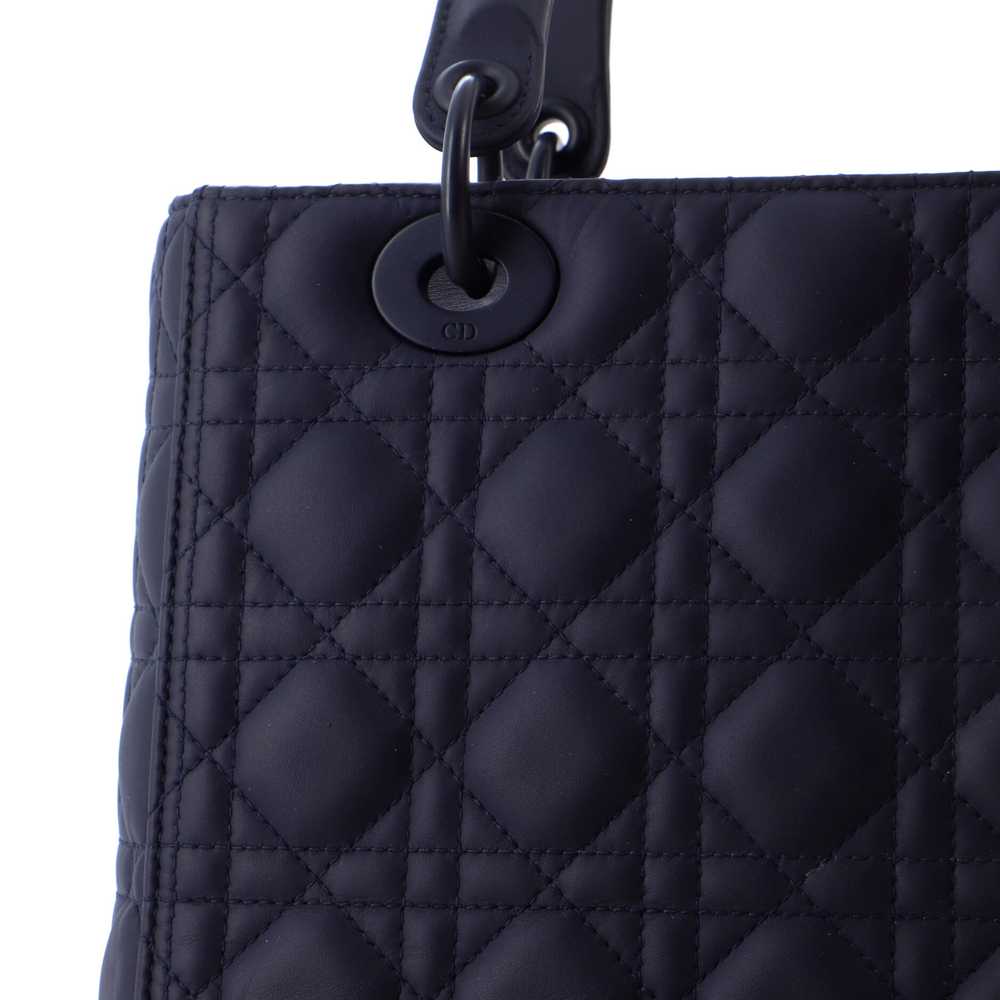 Christian Dior Ultra Matte Lady Dior Bag Cannage … - image 7