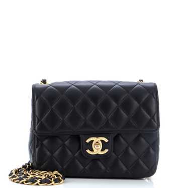 CHANEL Casino Royale Charms Square Flap Bag Quilte
