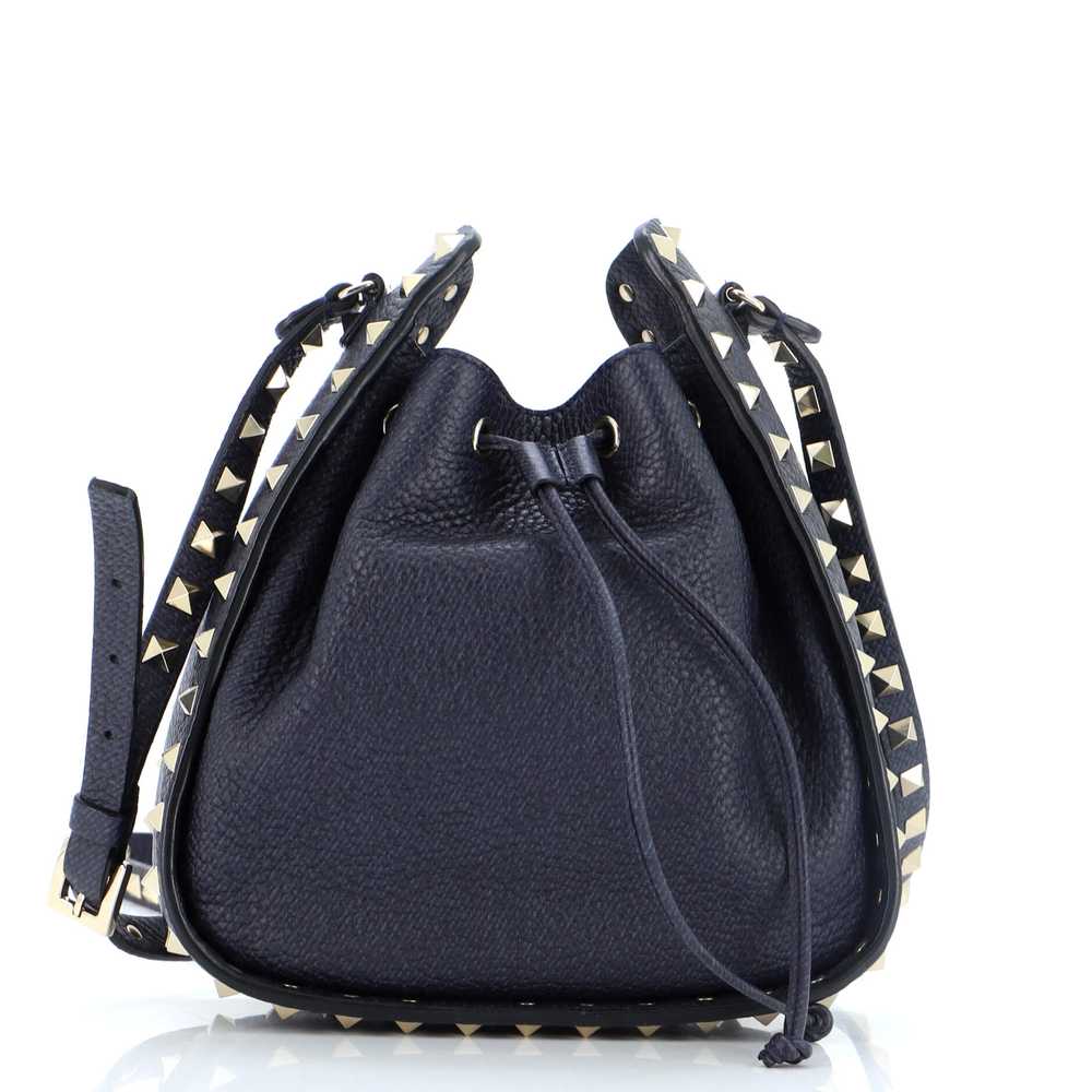 VALENTINO GARAVANI Rockstud Drawstring Bucket Bag… - image 1